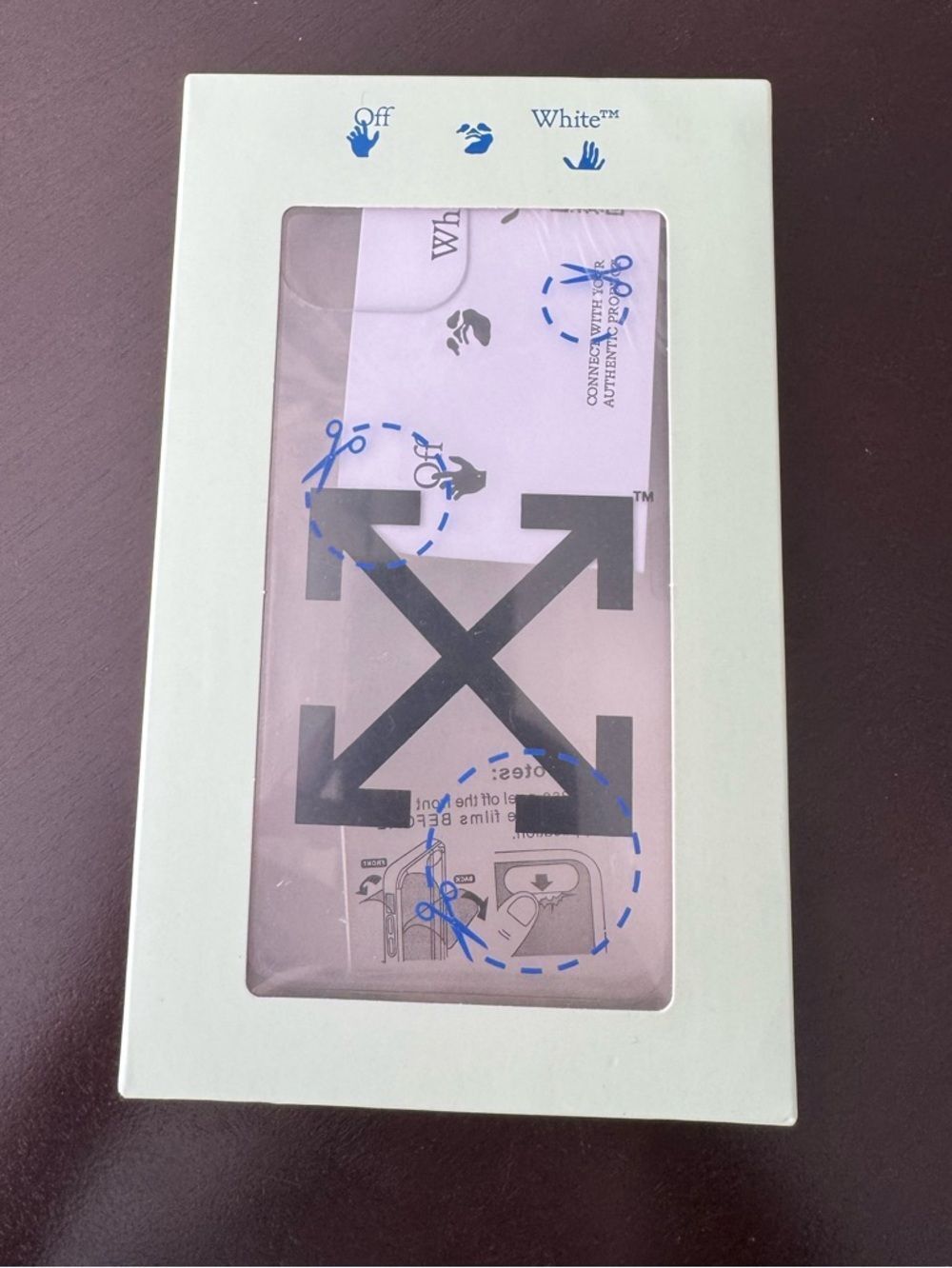 Off-White c/o Virgil Abloh iPhone 12 Pro Transparent Case